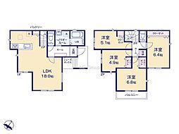 横浜市旭区市沢町4期　新築戸建　全2棟　No.1