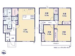町田市玉川学園3丁目　新築戸建　全2棟　1号棟