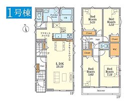 大和市深見1期　新築戸建　全1棟　1号棟