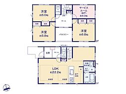 海老名市上郷3丁目4期　新築戸建　全1棟　1号棟