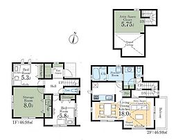 練馬区春日町5丁目　新築戸建　全3棟　2号棟