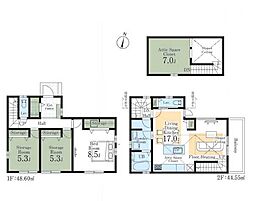 練馬区春日町5丁目　新築戸建　全3棟　3号棟