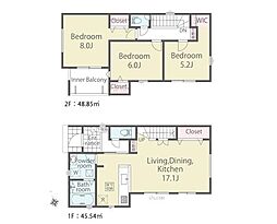綾瀬市寺尾本町3丁目第1期　新築戸建　全8棟　4号棟