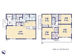 八王子市東浅川町1期　新築戸建　全1棟