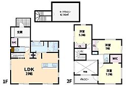 座間市栗原中央4丁目　新築戸建　全2棟　A号棟