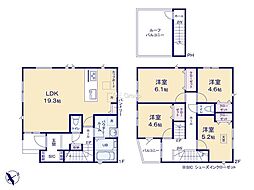 茅ヶ崎市松が丘2丁目1期　新築戸建　全3棟　1号棟