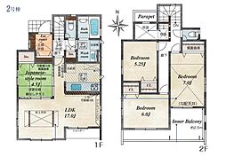 藤沢市羽鳥5丁目　新築戸建　全3棟　2号棟