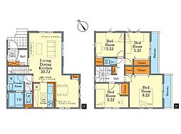 相模原市中央区富士見2丁目3期　新築戸建　全2棟　2号棟