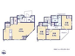 横浜市神奈川区西寺尾4丁目1期 新築戸建 全2棟 2号棟