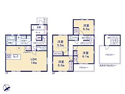 相模原市中央区田名第6　新築戸建　全10棟　8号棟