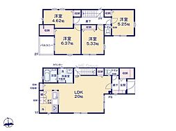 調布市深大寺南町5丁目2期　新築戸建　全4棟　3号棟