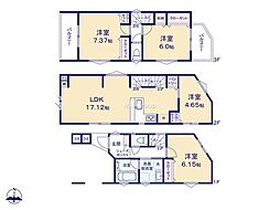 藤沢市川名1丁目II　新築戸建　全6棟　2号棟