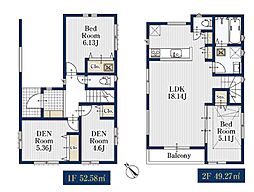 川崎市高津区向ケ丘　新築戸建　全1棟　1号棟