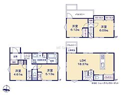 横浜市鶴見区東寺尾中台6　新築戸建　全2棟　2号棟