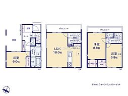 横浜市鶴見区寛政町3期　新築戸建　全1棟
