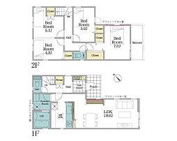 相模原市南区豊町1期　新築戸建　全1棟　1号棟