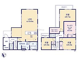 八王子市諏訪町1期　新築戸建　全2棟　2号棟