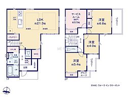 藤沢市大庭8期　新築戸建　全1棟　1号棟