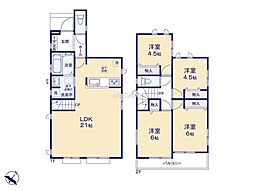 座間市ひばりが丘2丁目　新築戸建　全8棟　A号棟
