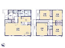 町田市大蔵町4期　新築戸建　全6棟　5号棟