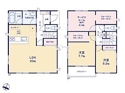 厚木市及川2丁目　新築戸建　全1棟