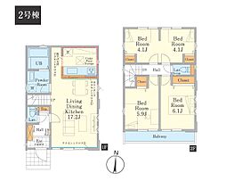 府中市小柳町2丁目3期　新築戸建　全2棟　2号棟