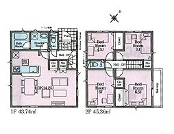 足柄上郡松田町松田惣領第25　新築戸建　全4棟　2号棟