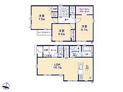 秦野市今泉第1期　新築戸建　全2棟　1号棟