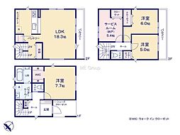 横浜市港南区丸山台2丁目　新築戸建　全2棟　3号棟