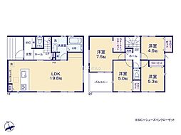 横浜市青葉区新石川4丁目2期・3期　新築戸建　全7棟　2号棟