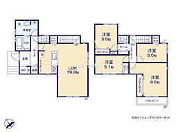 横浜市青葉区新石川4丁目2期・3期　新築戸建　全7棟　3号棟