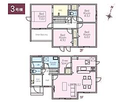 厚木市下川入01期　新築戸建　全3棟　3号棟