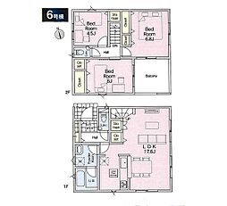 海老名市社家2丁目第16　新築戸建　全3棟　6号棟