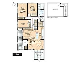 相模原市中央区星が丘2丁目1期　新築戸建　全1棟　1号棟