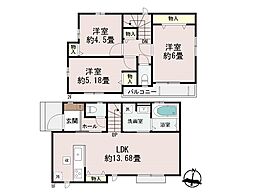 日野市落川6　新築戸建　全3棟　B号棟