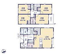 相模原市緑区東橋本3丁目2　新築戸建　全12棟　5号棟