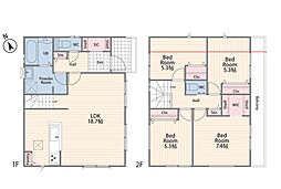 藤沢市白旗4丁目2期　新築戸建　全1棟