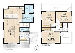 多摩市一ノ宮4丁目2期　新築戸建　全4棟　2号棟