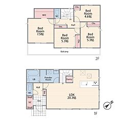茅ヶ崎市芹沢1期　新築戸建　全1棟