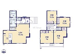 座間市立野台3丁目2期　新築戸建　全3棟　2号棟