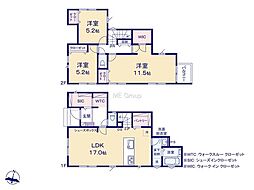 川崎市高津区蟹ヶ谷6　新築戸建　全4棟　1号棟