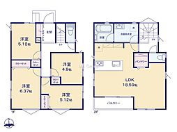 川崎市高津区北野川　新築戸建　全2棟　2号棟
