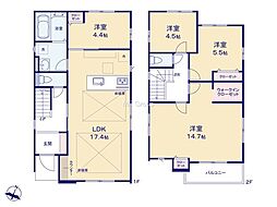茅ヶ崎市東海岸北5丁目6期　新築戸建　全3棟　2号棟
