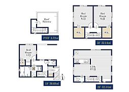 川崎市中原区新城2丁目　新築戸建　全2棟　1号棟