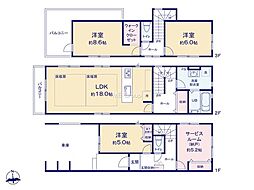 横浜市戸塚区上倉田1期　新築戸建　全1棟