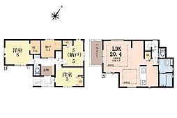 相模原市南区東林間8丁目18期　新築戸建　全1棟