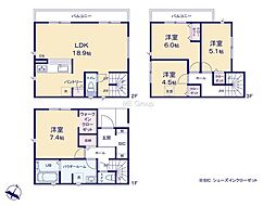 横浜市金沢区六浦東1丁目4期　新築戸建　全1棟