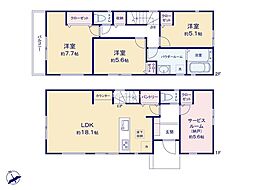 川崎市麻生区片平3丁目　新築戸建　全2棟　2号棟