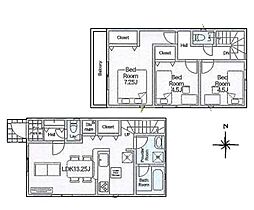 綾瀬市小園南2丁目第4　新築戸建　全2棟　1号棟