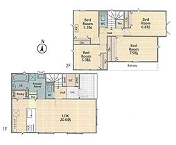 相模原市南区文京2丁目1期　新築戸建　全1棟　1号棟